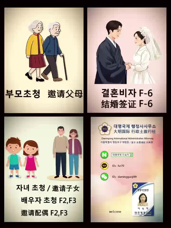  초 청 비 자