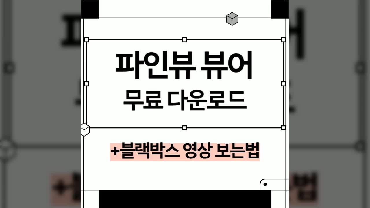 파인뷰 뷰어 블랙박스 파인드라이브 영상 보는법