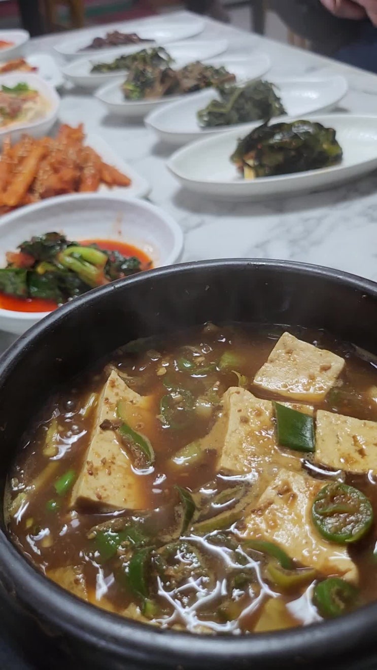  평창 맛집 부림식당 진부 터미널 전통시장 산채정식 백반