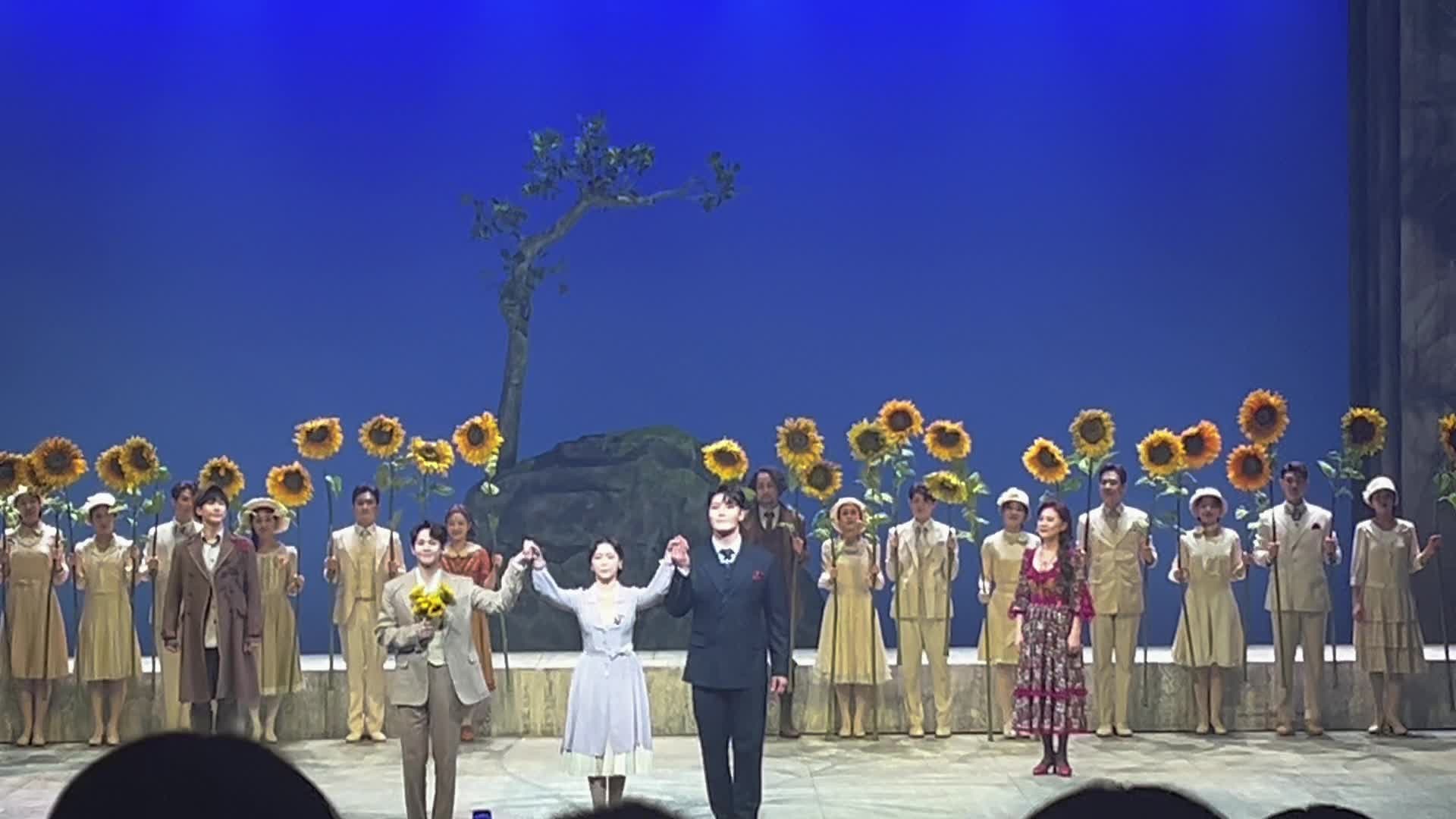 뮤지컬 베르테르 후기, 커튼콜 (양요섭, 류인아, 임정모, 류수화) | 신도림 링크아트센터 B구....
