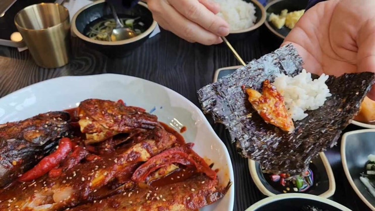  인천 송도 맛집 추천 진짜배기 명태촌 플러스 본점