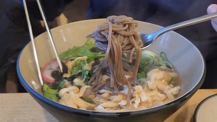  인천대입구역 맛집 송도모밀에서 주말 식사