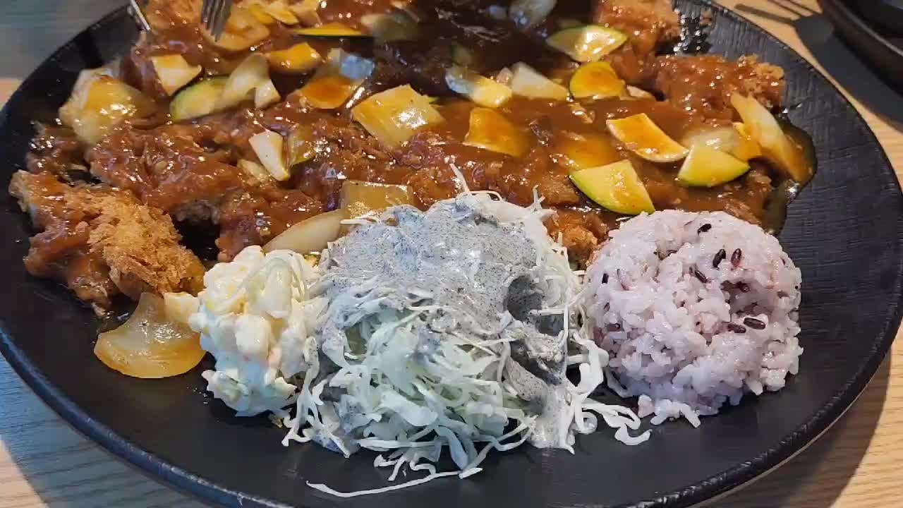 [오송돈까스맛집]오송 뚱보아저씨 수제 돈가가스/폭삭폭산한 맛