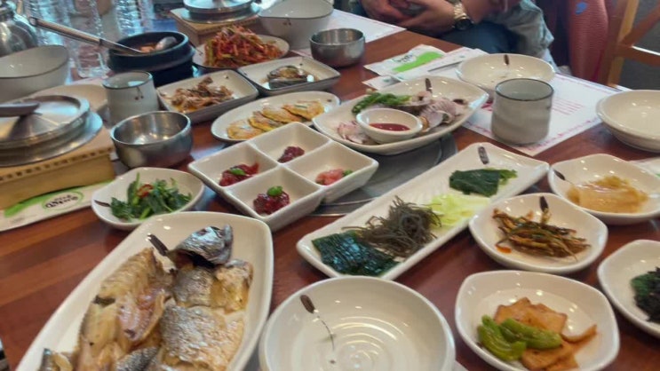  수원 삼학도 광교점: 보리굴비 정식으로 즐긴 남도 한상차림 (ft. 룸식당 가족모임에 딱!)