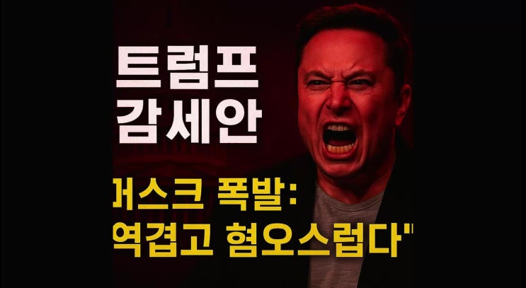 [머니캐스트] <b>머스크 트럼프 감세 법안</b> 역겹다 <b>비판</b>