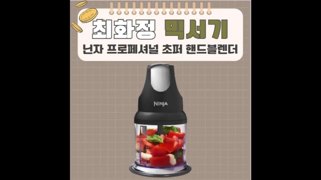 최화정 믹서기 닌자 프로페셔널 초퍼 핸드블렌더