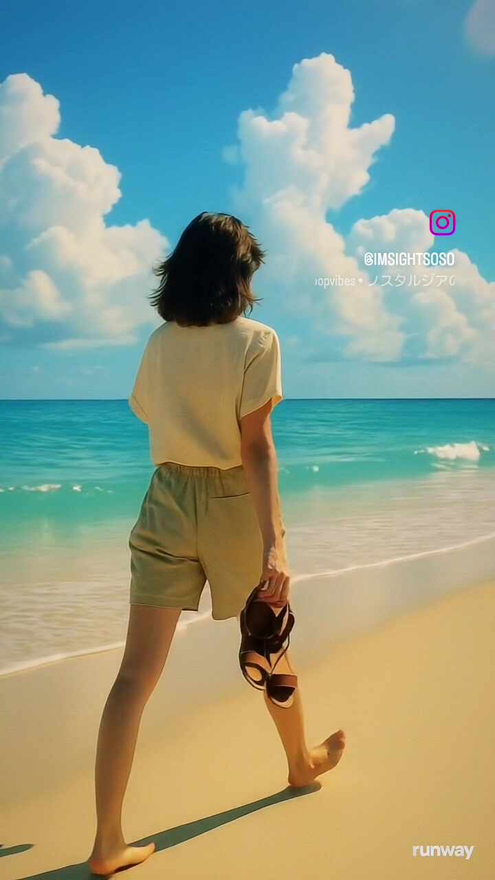  시티 팝 좋아해서 AI 영상으로 한 번 만들 봤어요, 임사이트