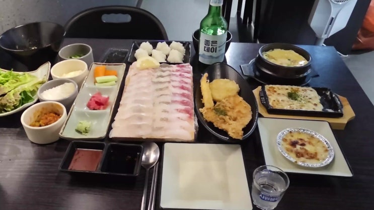  광안리맛집은 물고기삼촌 수영역횟집 활어회 광어도다리밀치먹방