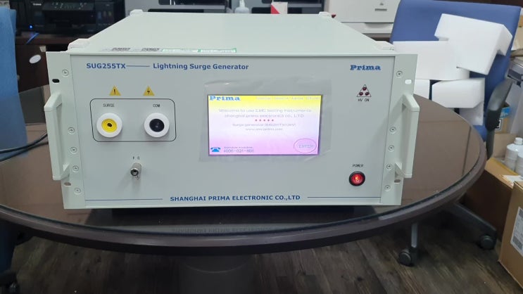  IEC60255 / IEC60950-1 대응임펄스서지시험장비(Impulse서지 & Surge장비) IEC61000-4-5, EN61000-4-5, KN61000-4-5