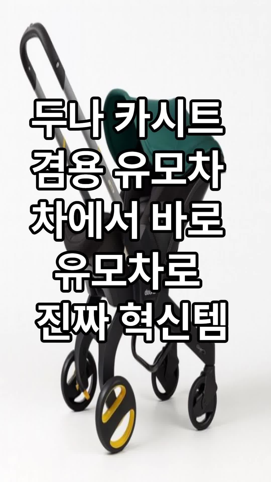 두나 카시트 겸용 유모차 유아 신생아 첫돌 선물 사촌 조카 생일