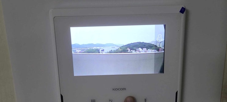  북구 덕천동 아파트 비디오폰 아남프라자 인터폰 교체 설치 코콤KCV-S701 (설명서)