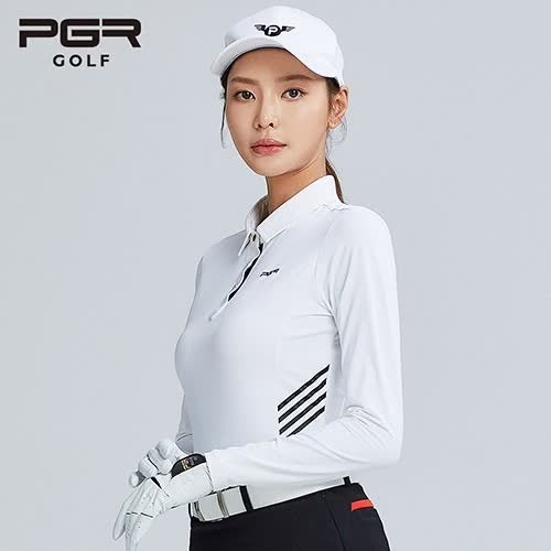 pgr골프 여성골프상의 긴팔 티셔츠 골프웨어의 세련된 디자인과 기능성