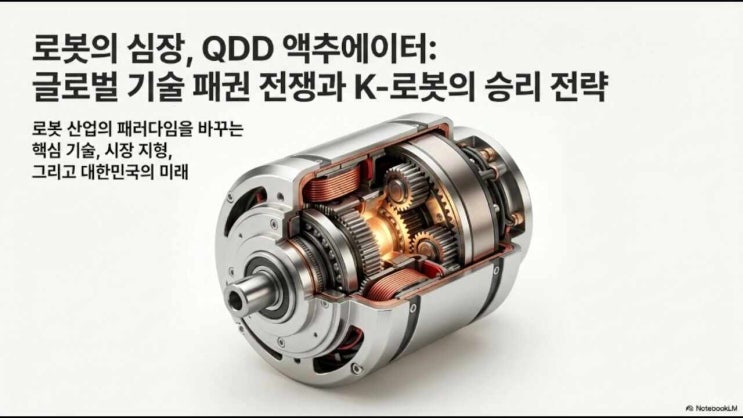 [10조원 시장] 로봇의 심장 QDD 액추에이터 공부하기 : 네이버 블로그