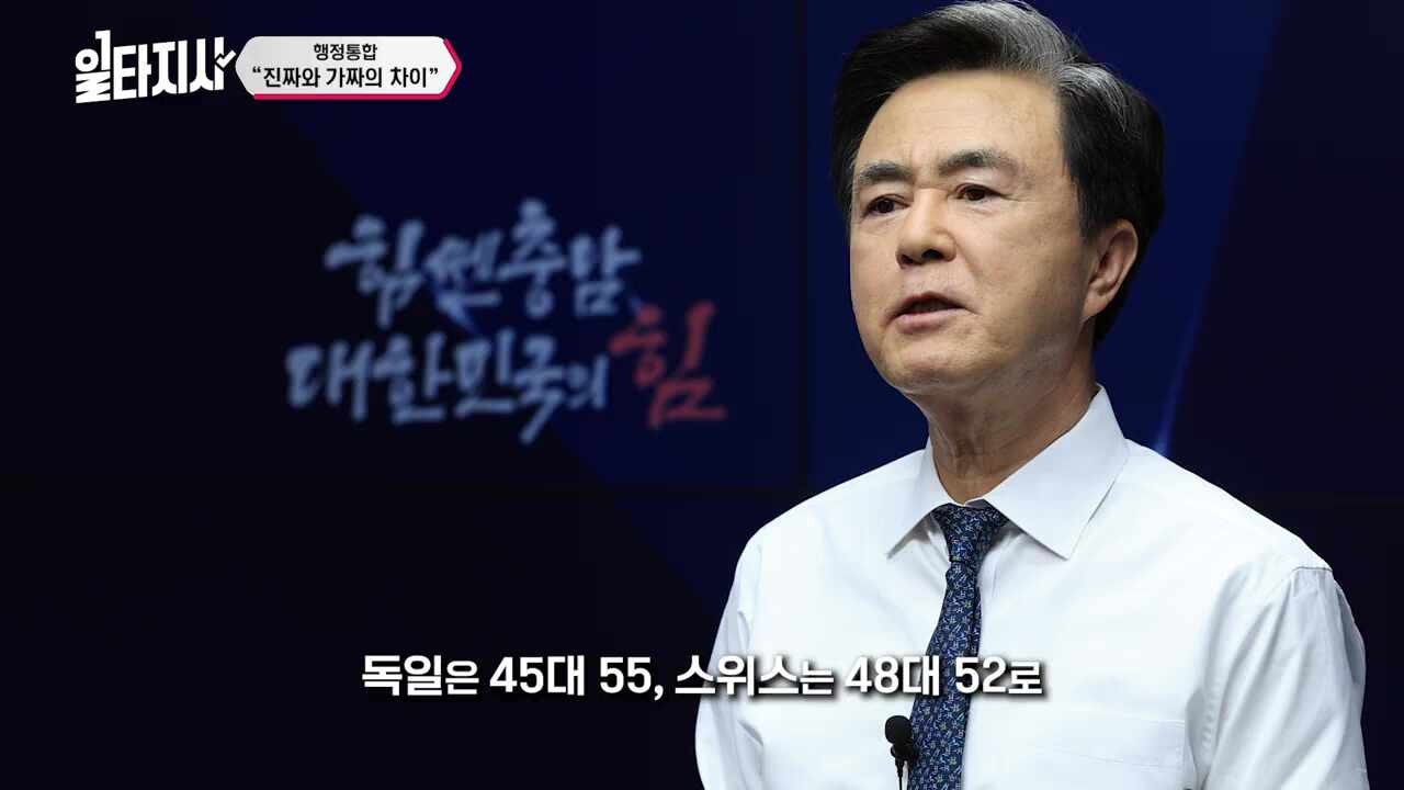 [영상] 김태흠 충남지사 “행정통합의 진실”…재정·권한 없는 통합 비판