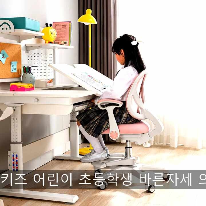 루나랩키즈 어린이 초등학생 바른자세 의자 페블