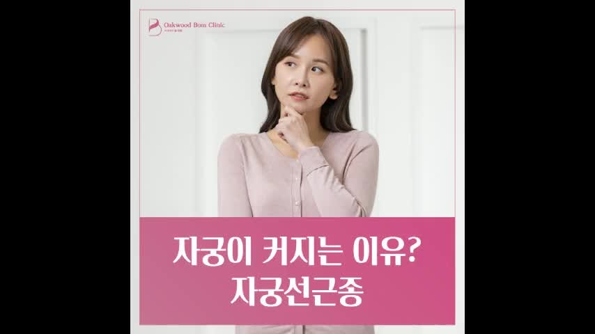 삼성산부인과 자궁선근종 원인, 증상, 치료법 총정리