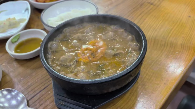  안양 만안구 추어탕 맛집 큰집추어탕 기본상차림 미쳤다 