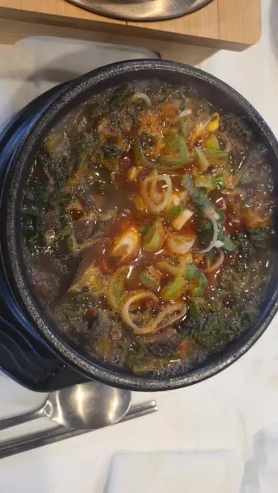 부안 읍내 맛집 명품해장국 식당 우거지해장국, 명품해장국