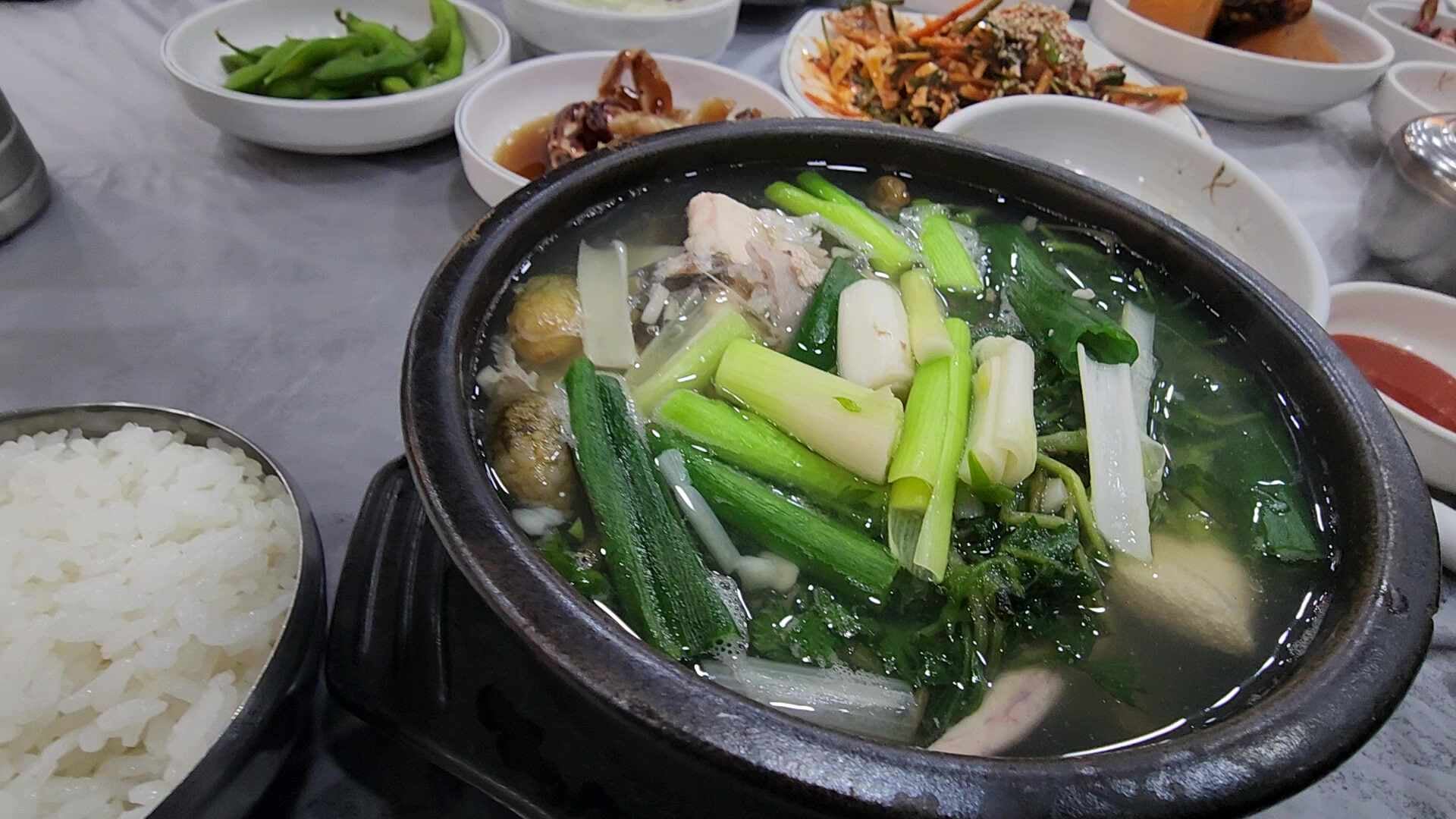 전주 중화산동 섬마을의 도다리탕!