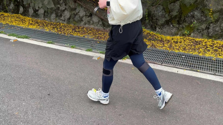 행복한가게 마라톤 10km 첫 도전 준비물 챔핏 무릎보호대 추천