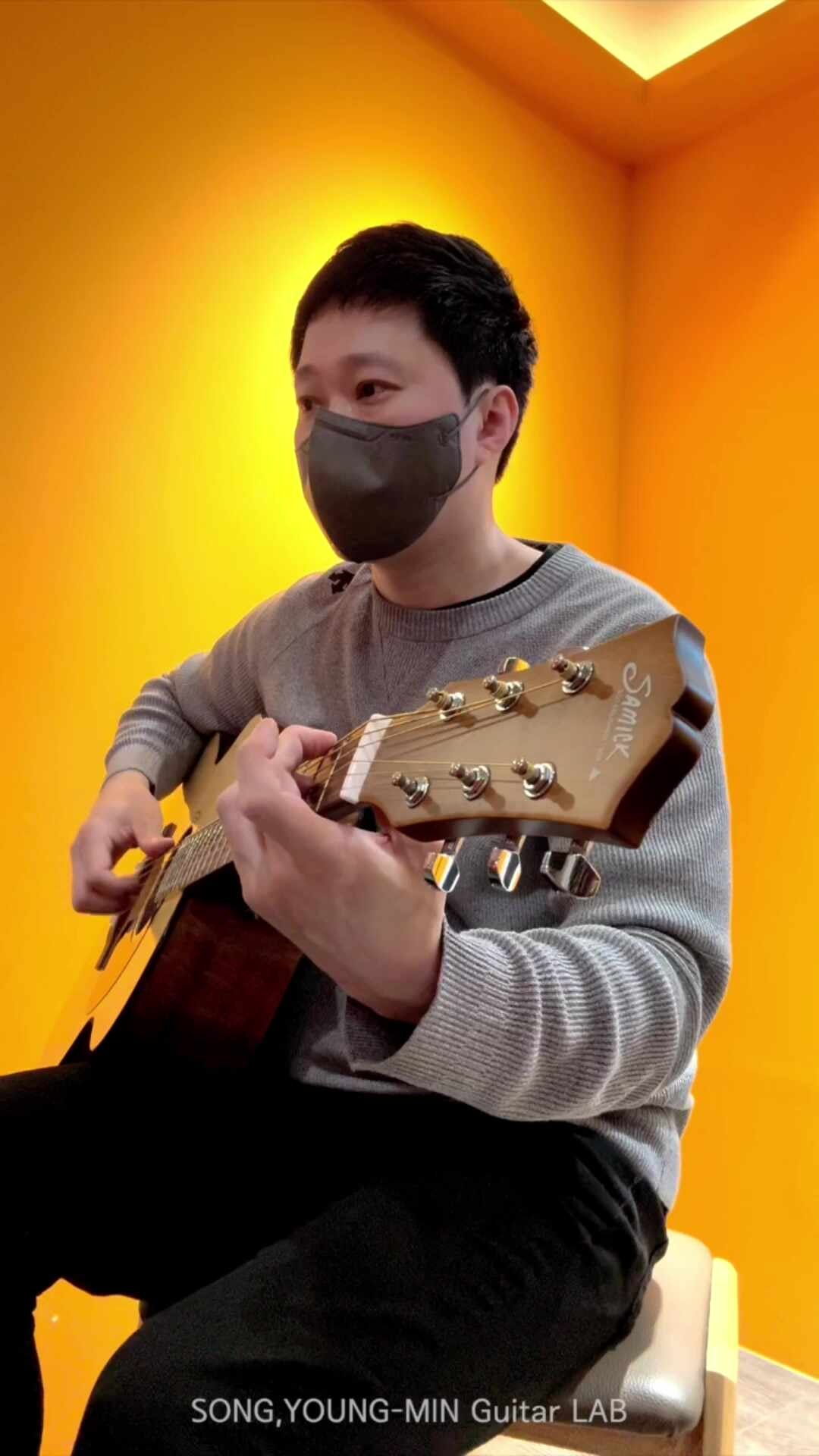 출발 김동률 통기타 핑거스타일 커버곡& 쉬운 악보 _잠실기타레슨 송영민 기타랩 - 잠실기타....