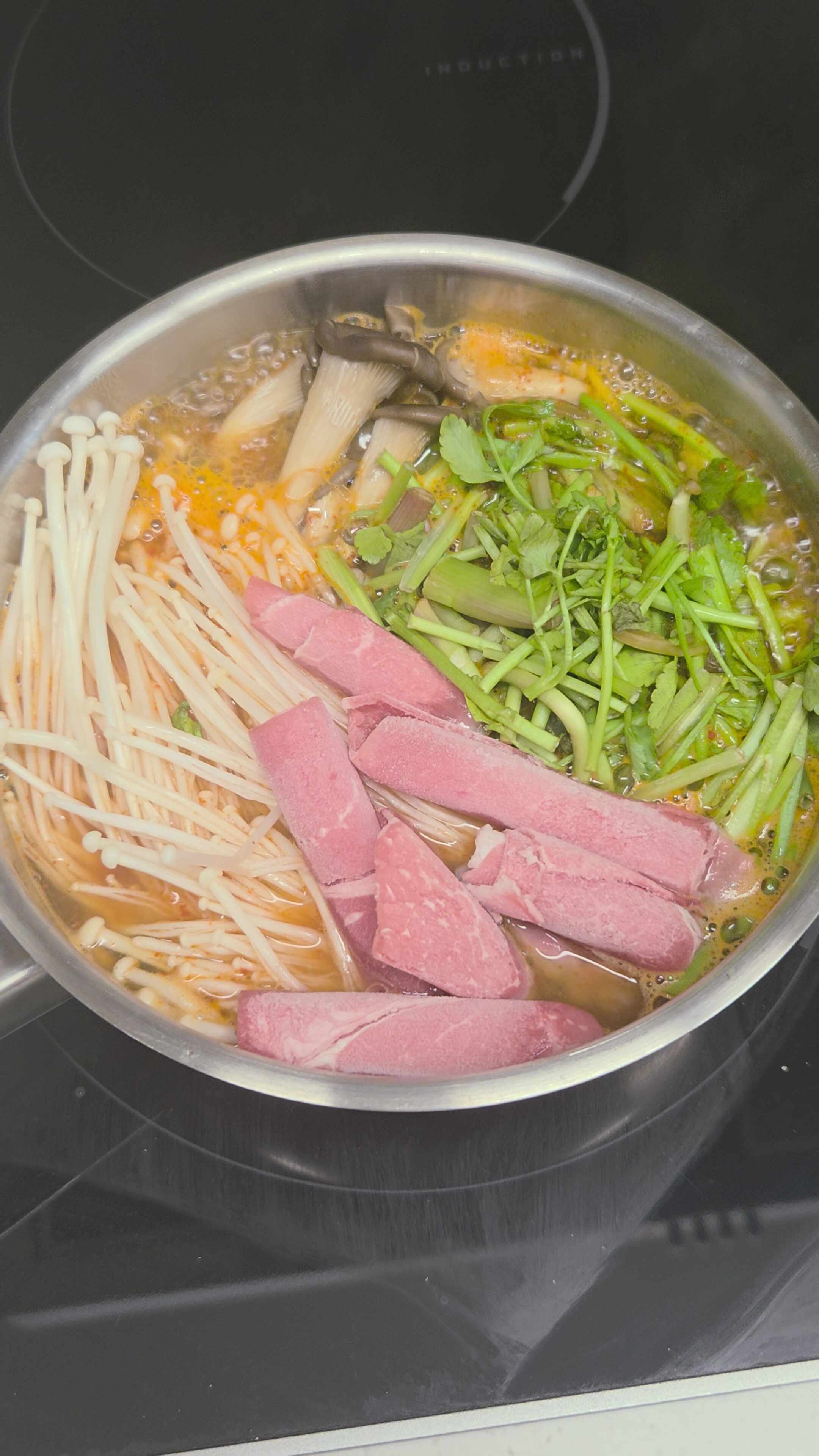 등촌샤브칼국수 레시피 멸치칼국수 라면으로 만들기
