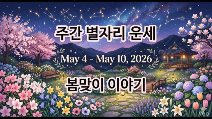 2026년 5월 4일 ~ 5월 10일 주간 별자리 운세 가정의 달 봄맞이 이야기