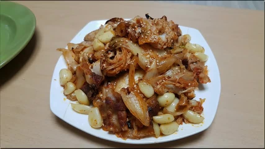 삼겹살에어프라이어 요리 대패삼겹살 김치구이 실패 없이 굽는법