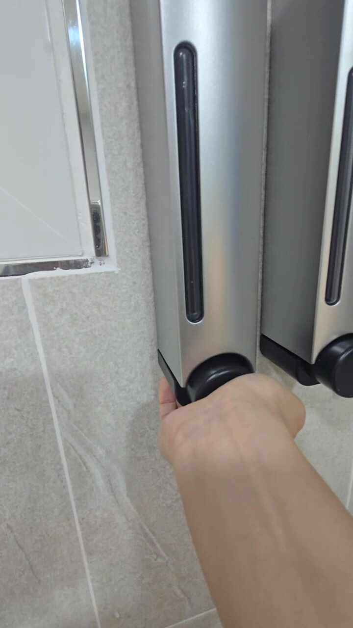 욕실디스펜서 하나로 호텔처럼! 해피덤 샴푸디스펜서 사용 후기 ✨