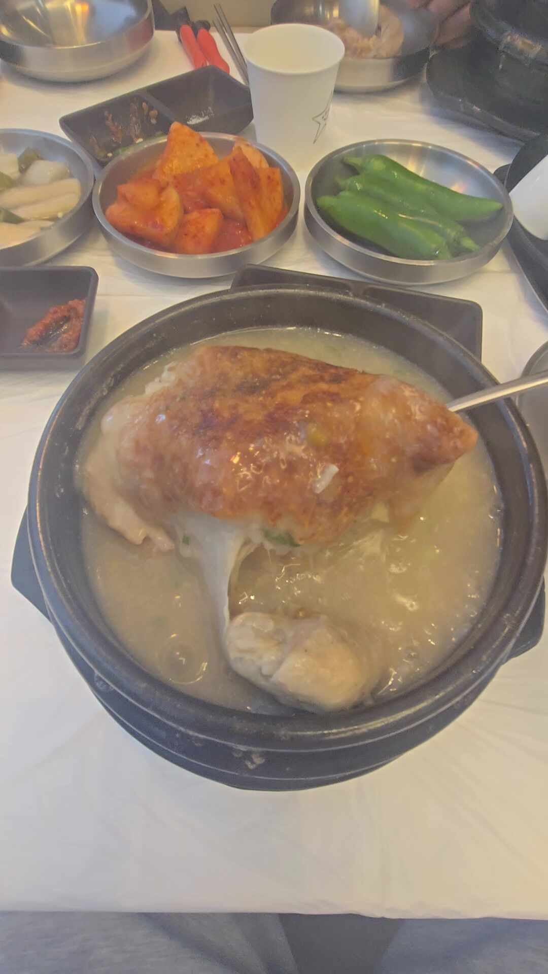 부산 금정구 삼계탕 맛집 형과아우 누룽지삼계탕