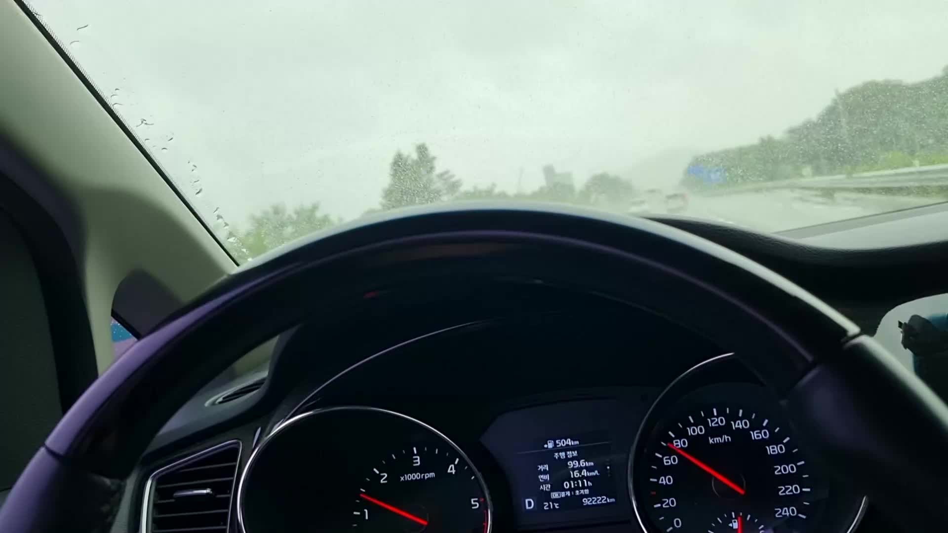 더뉴카니발 2.2 디젤 9인승 연비 후기｜비 오는 날 고속도로에서 16.4km/L 기록한 이유
