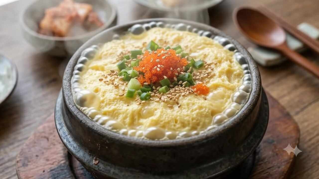 퐁신퐁신  부드러운 뚝배기 계란찜 만들기