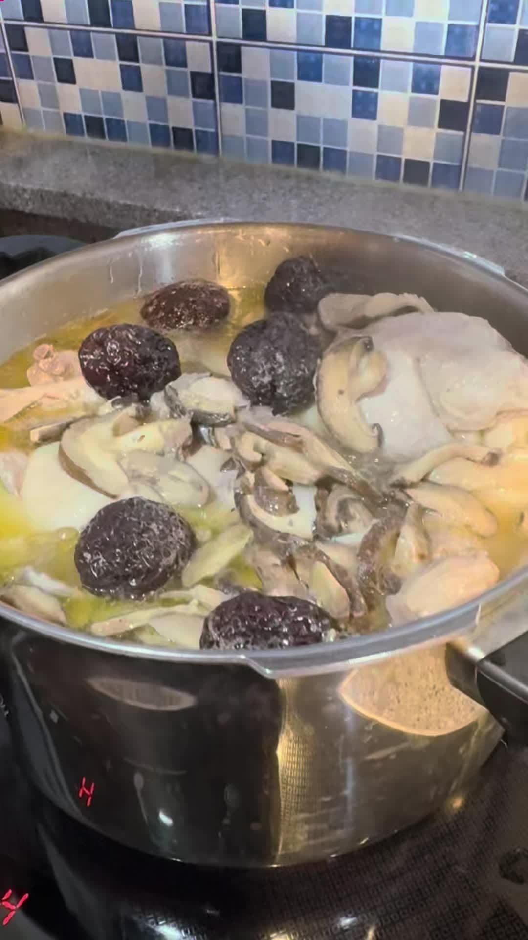 풍년 압력밥솥 10인용 삼계탕 하림 동물복지 통닭 4마리로 성인 4인 가족 푸짐하게 끓였어요