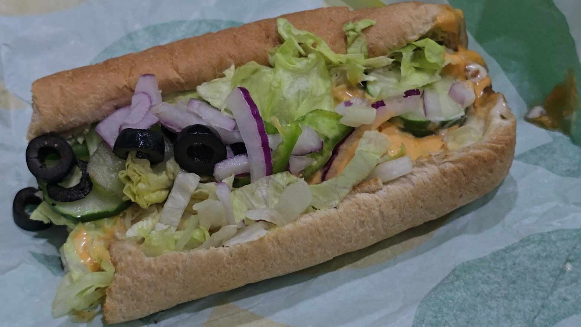 서브웨이 참치 샌드위치 리뷰. 소스꿀조합 랜치소스 스위트어니언소스 사우스웨스트 치폴레....