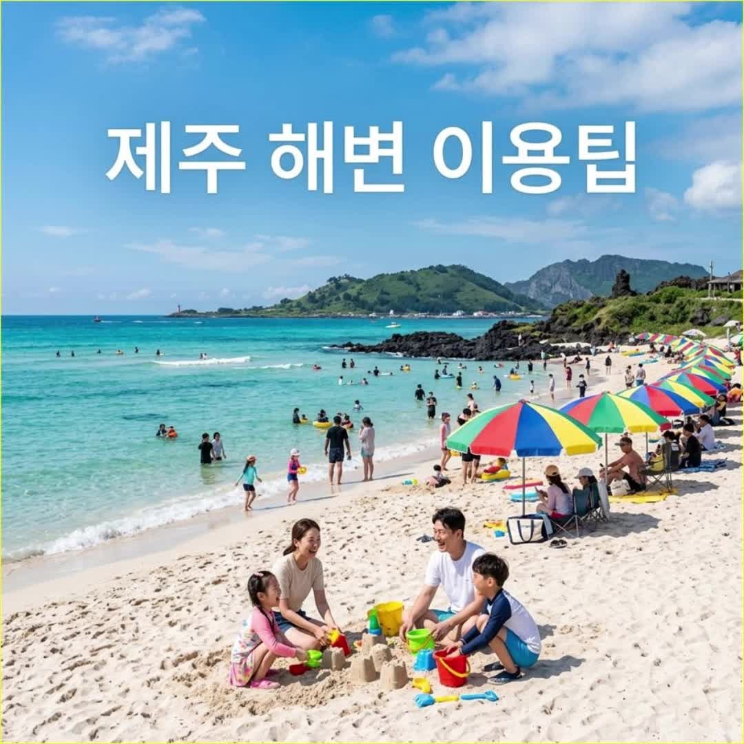 2026 제주 해수욕장 샤워장·파라솔 요금 총정리! 가기 전 필수 체크사항