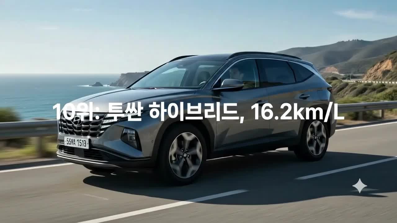 국산차 연비 순위 TOP 10 (2026) — 1위는 21km/L, 사실상 하이브리드 전쟁