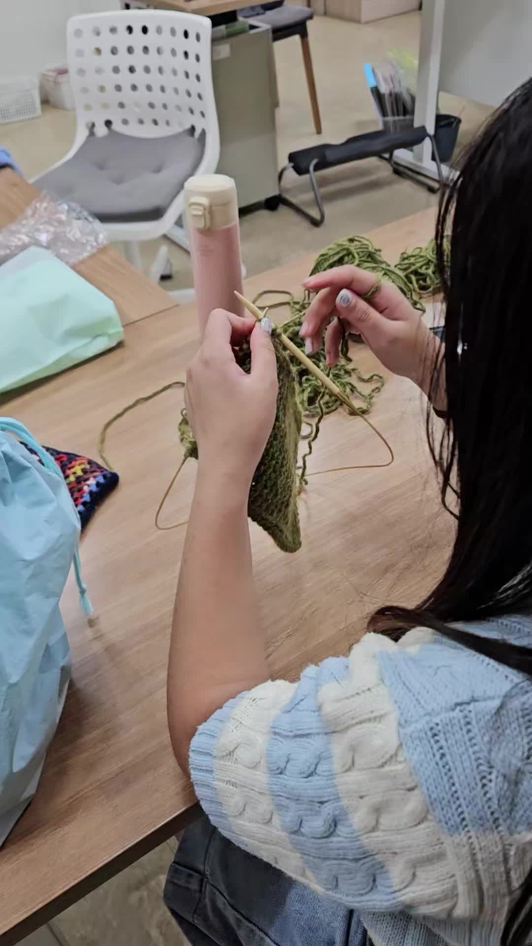 부산뜨개클래스 취미반을 찾아준 초등학생 작품 소개해드려요