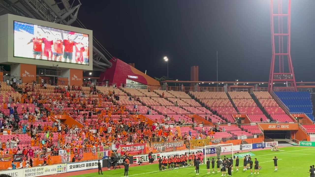 [제주SK FC] 빗속을 뚫고 거두어낸 2:0 완승! FC안양전 직관 후기 (김륜성 선수 깜짝 셀카 & 박창....