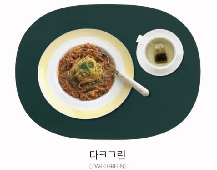 주방 분위기 확 바뀌는 감성 식탁매트 추천 디아르 국내산 플래티넘 실리콘 방수매트