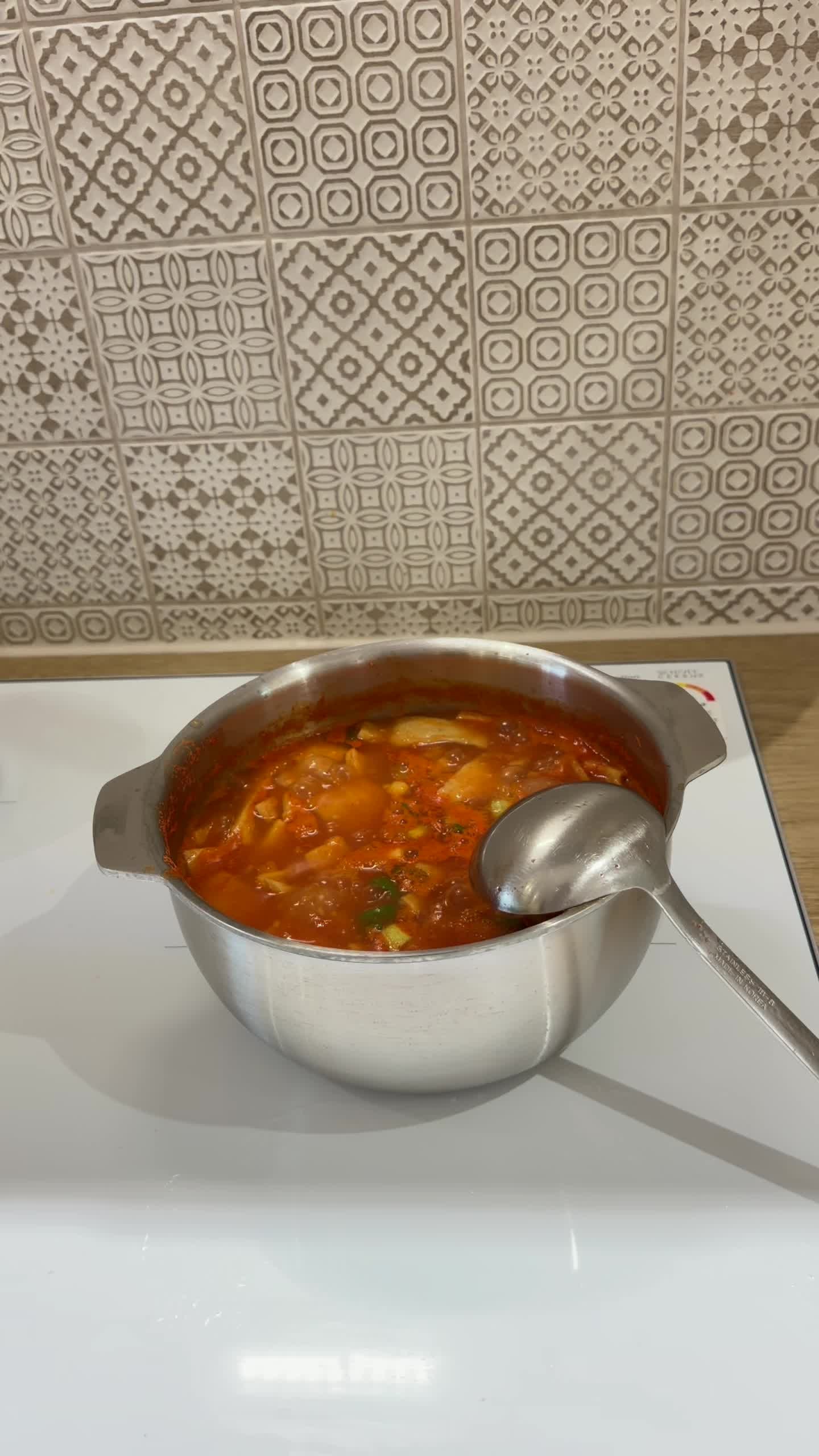 토마토 간편요리, 집밥 어묵볶이와 삶은계란, 돈시몬 토마토주스 활용