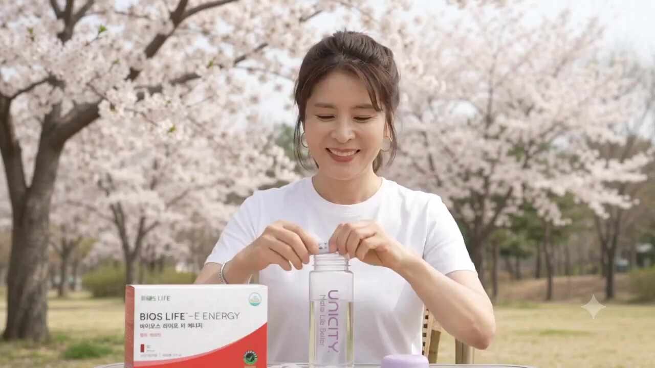 커피를 여러 잔 마시는 것이 부담스럽다면? 바이오스라이프 E 에너지에 들어 있는 비타민 B군....