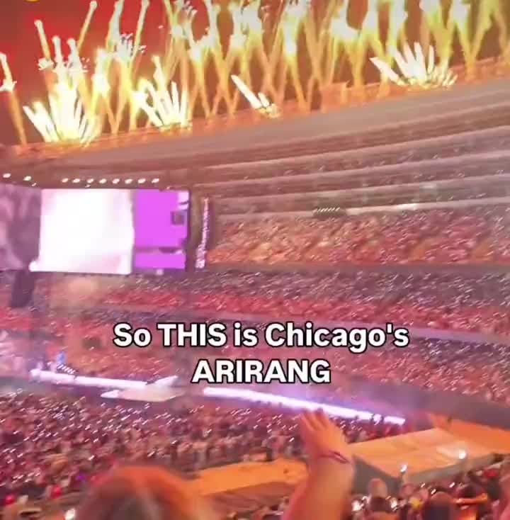 BTS 콘서트 시카고 솔저필드 아리랑 떼창