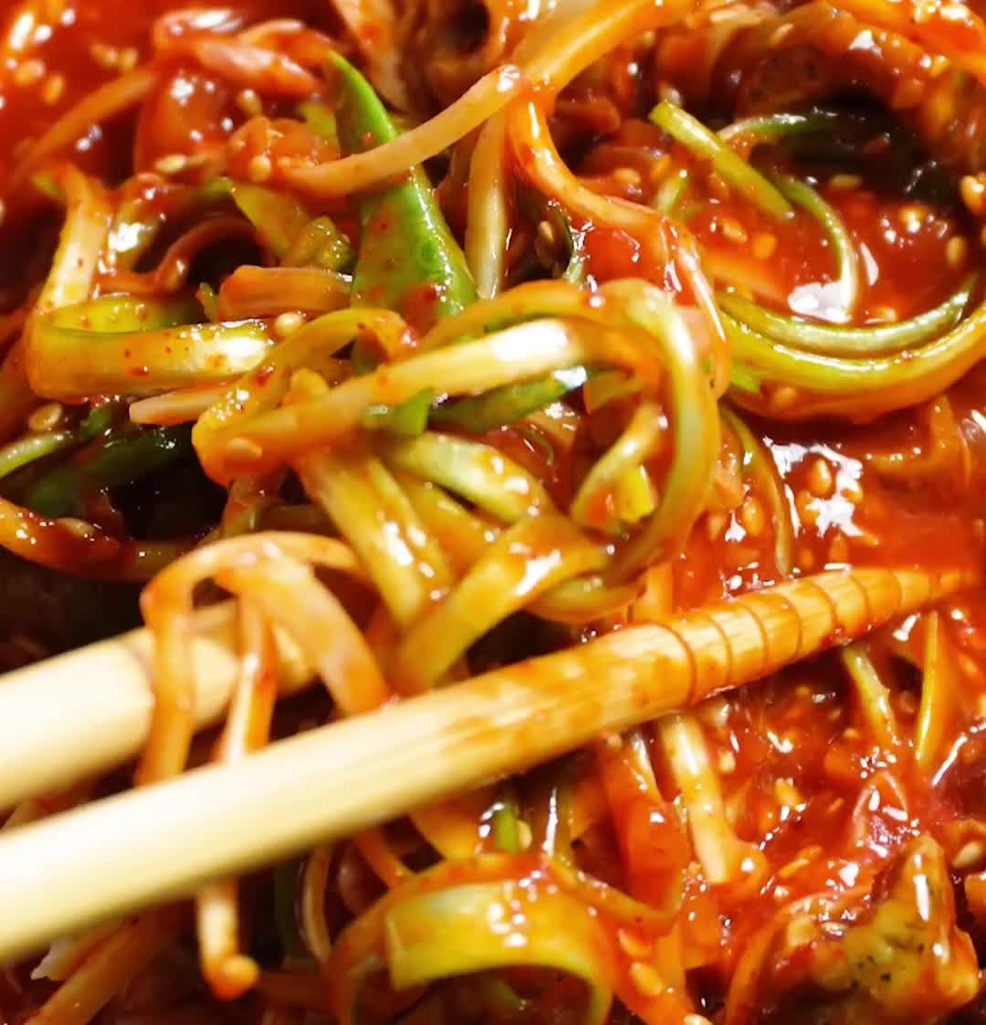 오늘 먹고 싶은 면 요리 골뱅이 소면무침 레시피