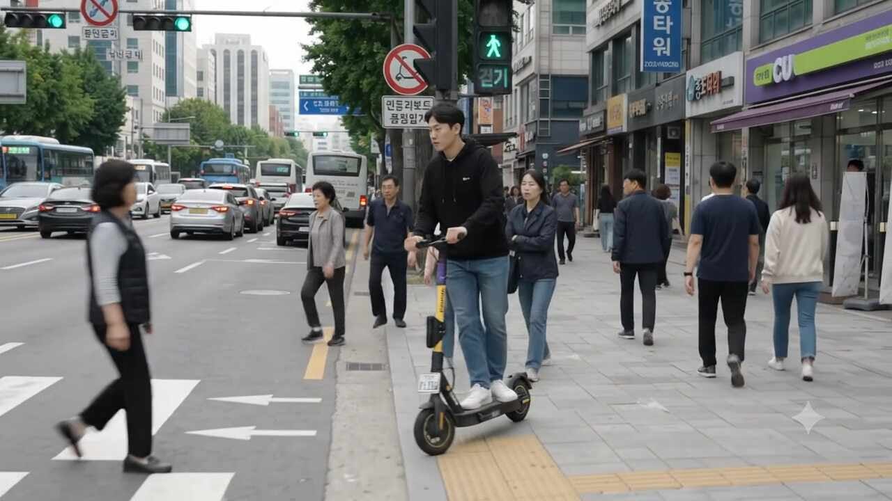 [생활안전]전동킥보드 인도주행 불법일까? 헬멧·2인탑승 범칙금부터 근본 해결책까지 총정....