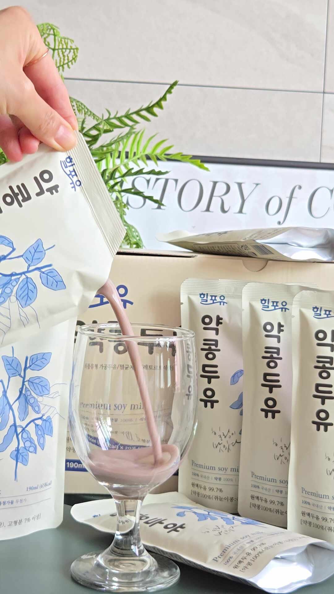 무가당 무첨가 국산콩 약콩 두유 추천 암환자 선물 식사대용 힐포유