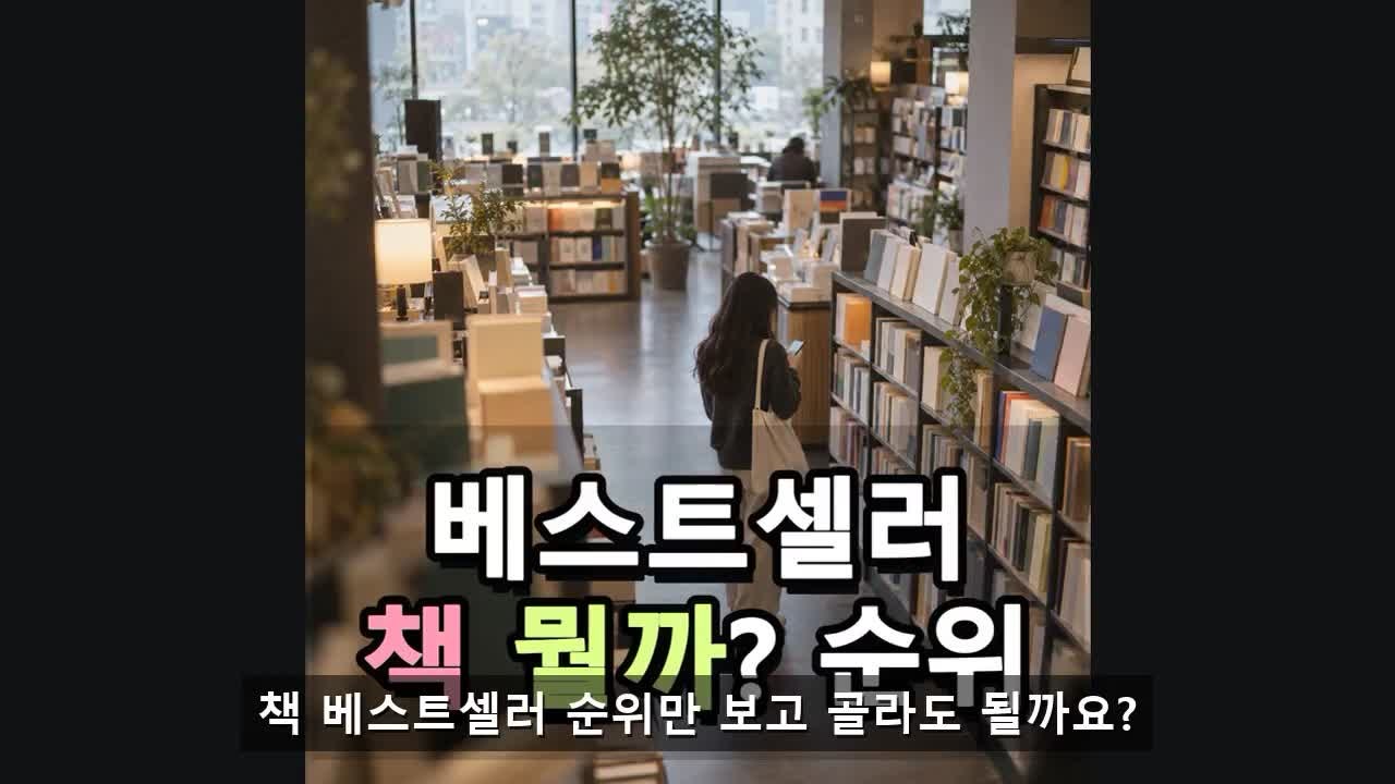 베스트셀러 책 뭘까? 순위 기준과 소설 도서목록 보는 법