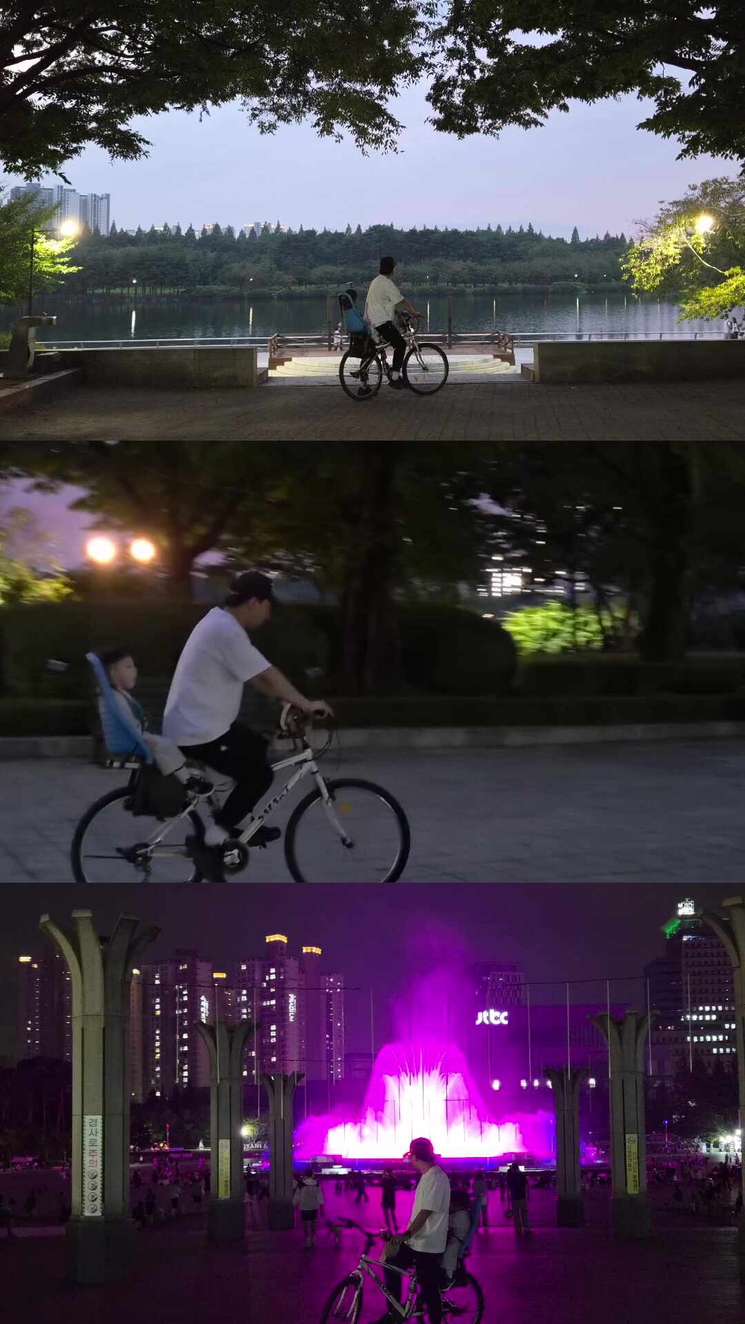 일산호수공원 아기랑 주말나들이 :: 아기랑 자전거&노래하는분수대 (주차팁•자전거대여•....