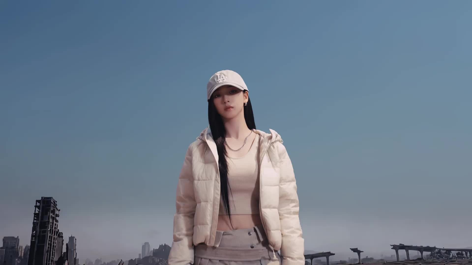 2026 올가을 카리나 아이코닉 MLB FALL 스타일 여자 경량 패딩브랜드 후드점퍼 가을룩 화보
