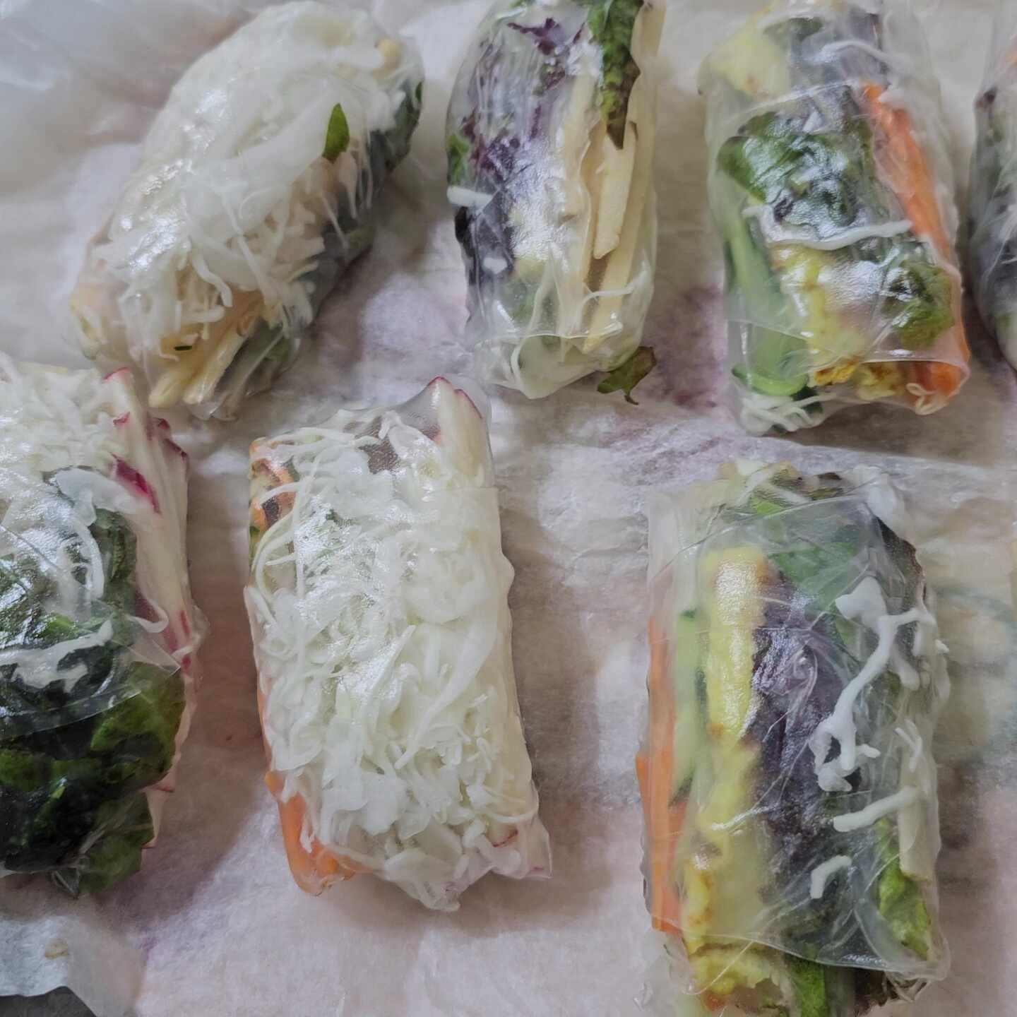 둥근 건 이제 못 써요! 사각 라이스페이퍼 내돈내산 찐후기 (월남쌈 & 다이어트 레시피)