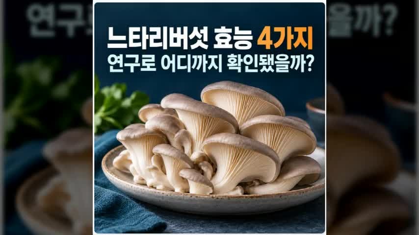느타리버섯, 몸에 좋다는 말 어디까지 사실일까? 효능 4가지와 보관법
